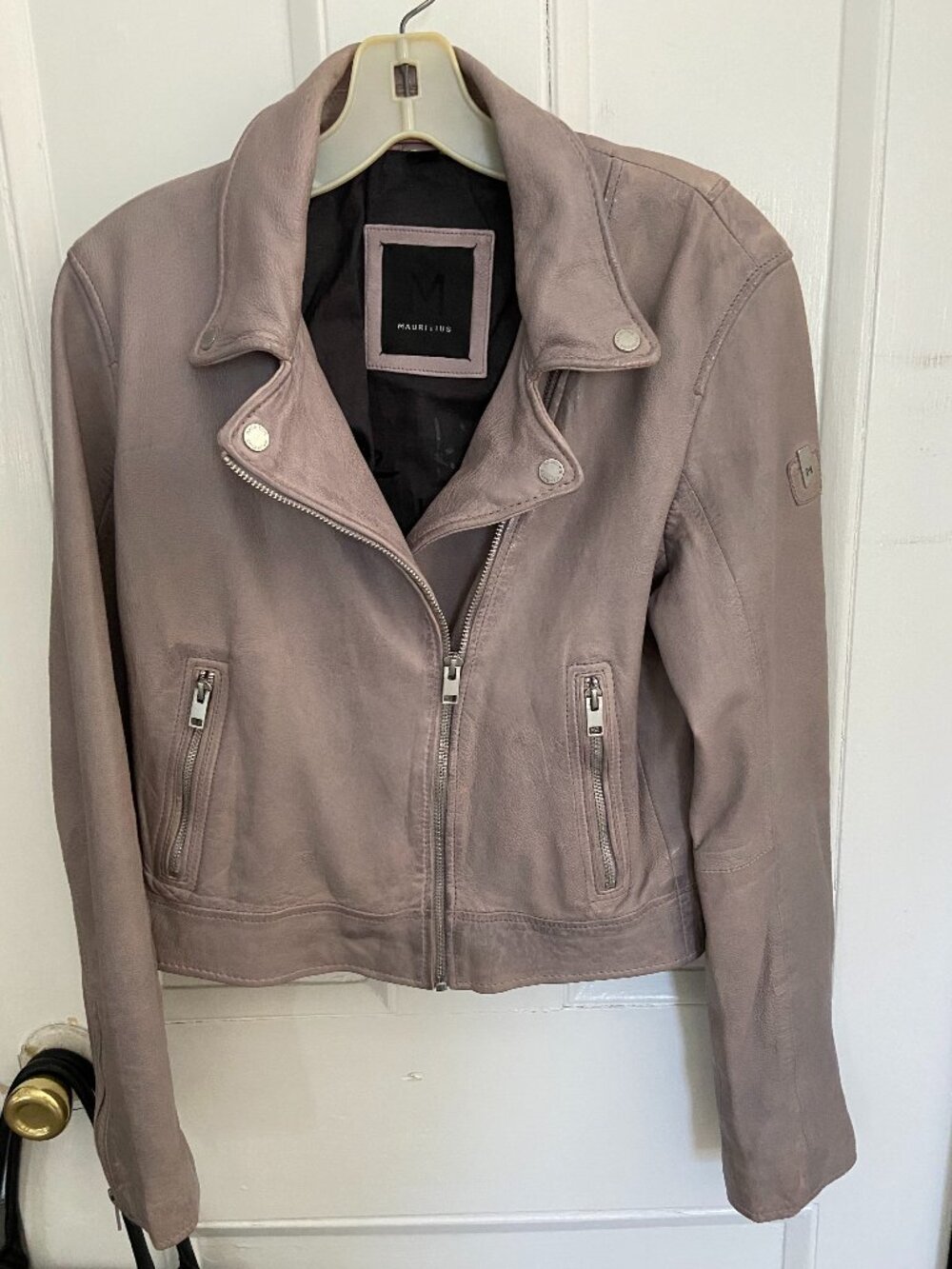 Mauritius Women's Leather Jacket - L (fits M)